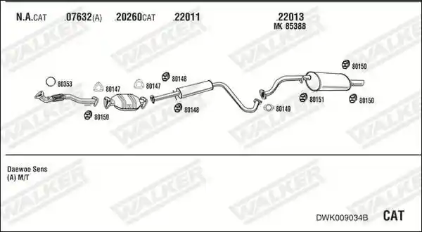 WALKER DWK009034B