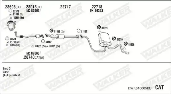 WALKER DWK010005BB
