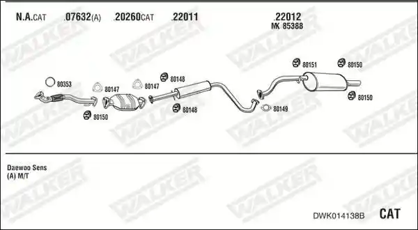 WALKER DWK014138B