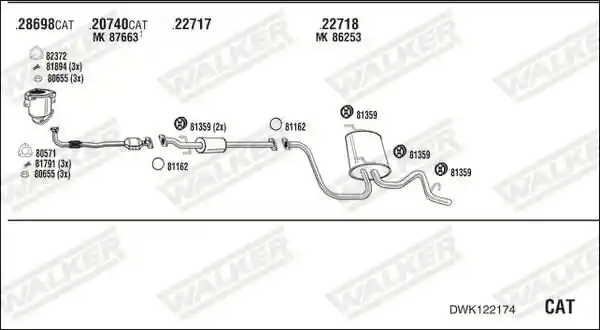 WALKER DWK122174