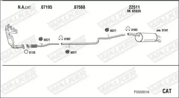 WALKER FI22001A