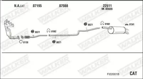 WALKER FI22001B