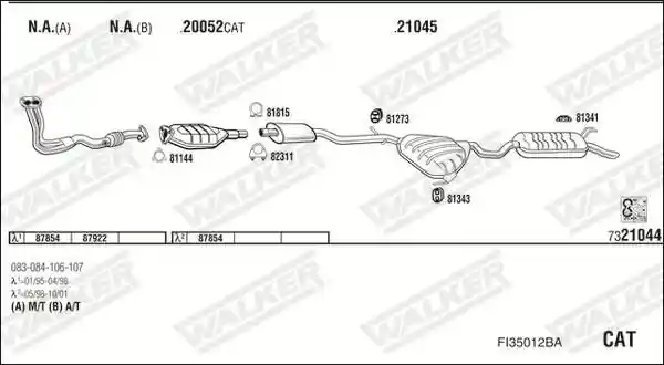 WALKER FI35012BA