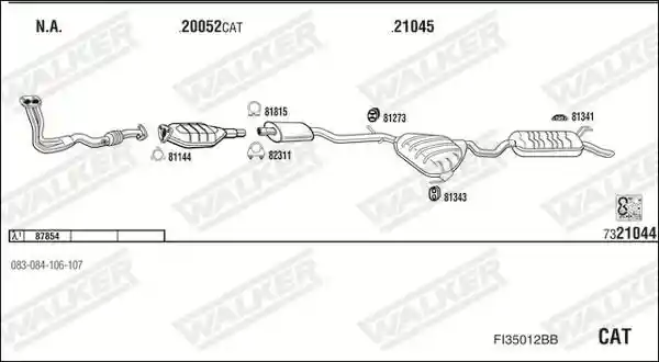 WALKER FI35012BB