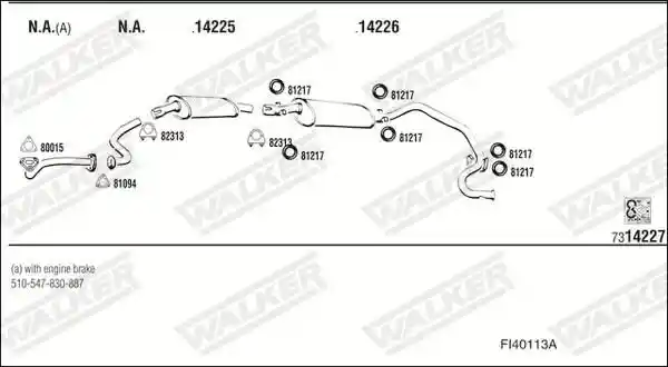 WALKER FI40113A