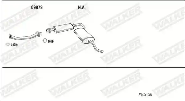 WALKER FI40138 WALKER FI40138