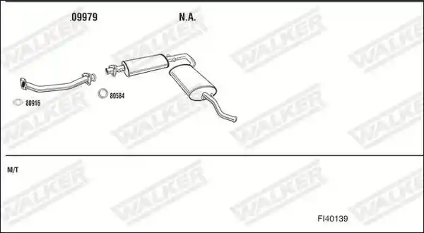 WALKER FI40139 WALKER FI40139