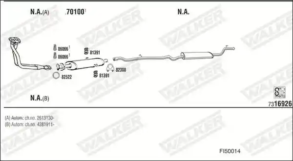 WALKER FI50014