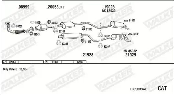 WALKER FI65003AB