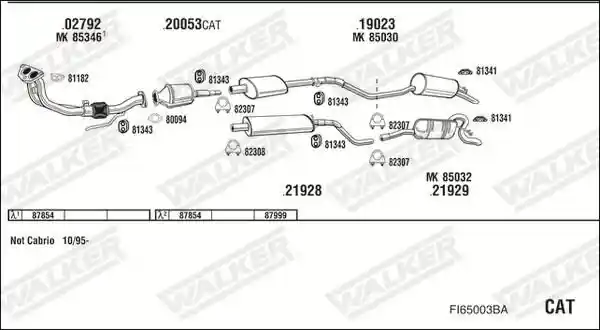 WALKER FI65003BA