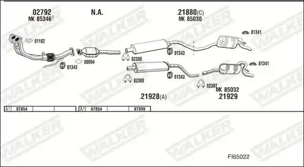 WALKER FI65022