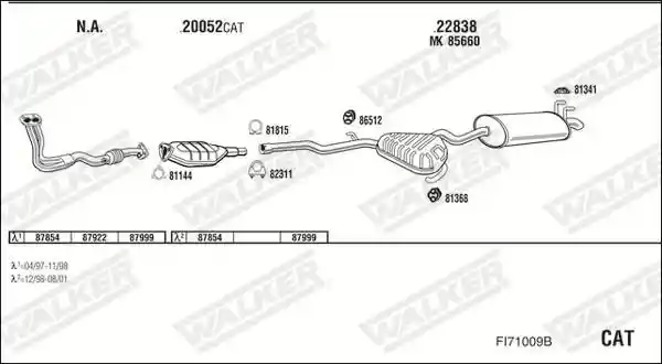 WALKER FI71009B
