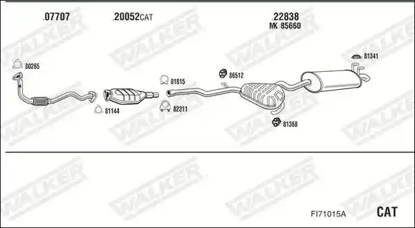 WALKER FI71015A