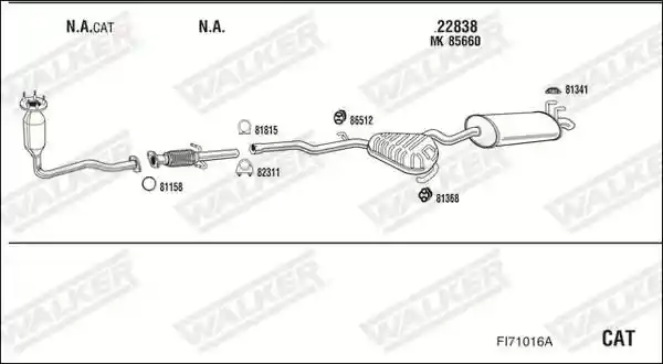 WALKER FI71016A