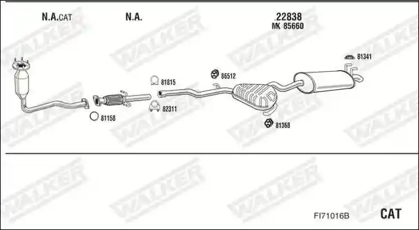 WALKER FI71016B
