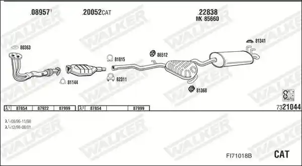 WALKER FI71018B