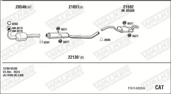 WALKER FIH14905A