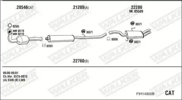 WALKER FIH14905B