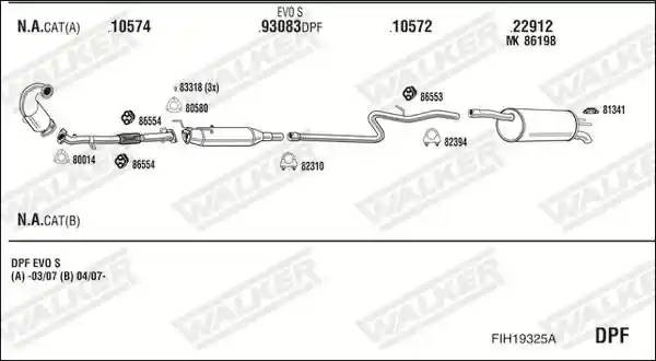 WALKER FIH19325A