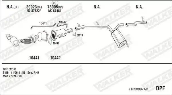 WALKER FIH20087AB