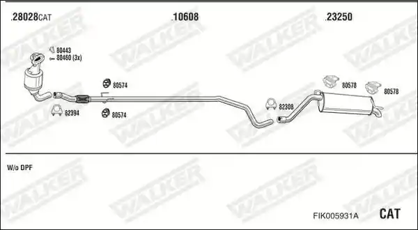 WALKER FIK005931A
