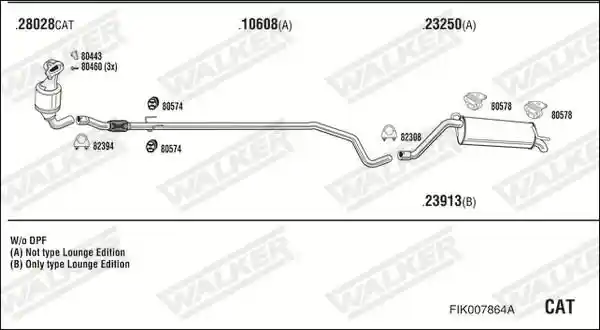 WALKER FIK007864A
