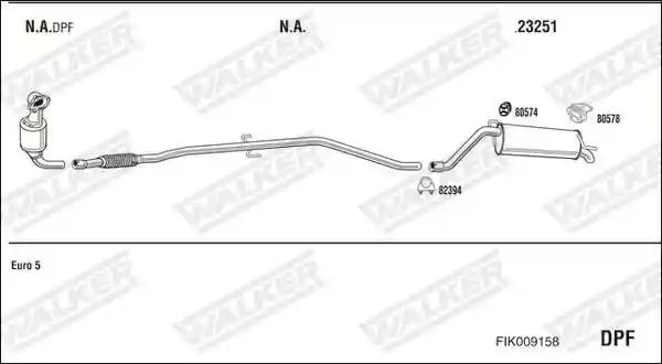 WALKER FIK009158 WALKER FIK009158