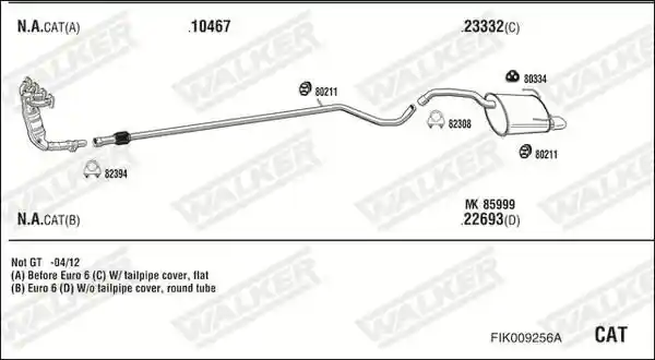 WALKER FIK009256A