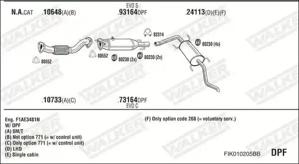 WALKER FIK010205BB