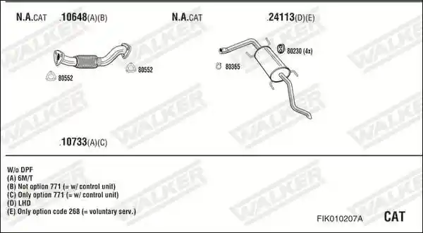 WALKER FIK010207A