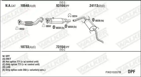 WALKER FIK010207B
