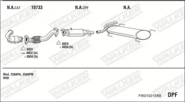 WALKER FIK010210AB