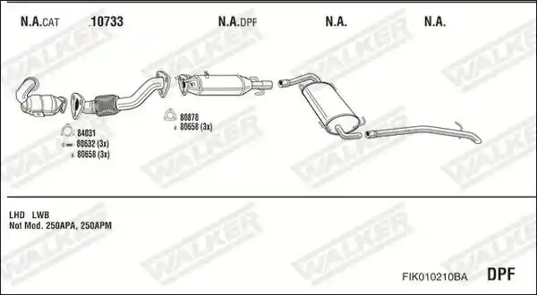 WALKER FIK010210BA