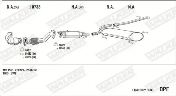 WALKER FIK010210BB
