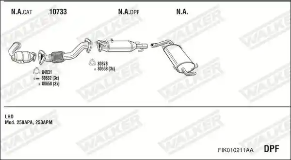 WALKER FIK010211AA