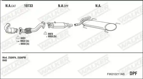 WALKER FIK010211AB