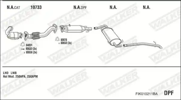 WALKER FIK010211BA