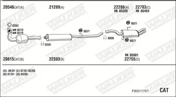 WALKER FIK011751