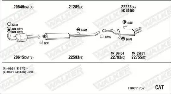 WALKER FIK011752