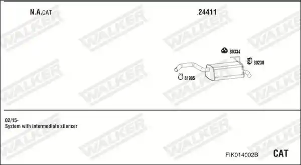 WALKER FIK014002B