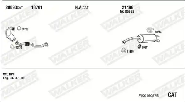 WALKER FIK016057B