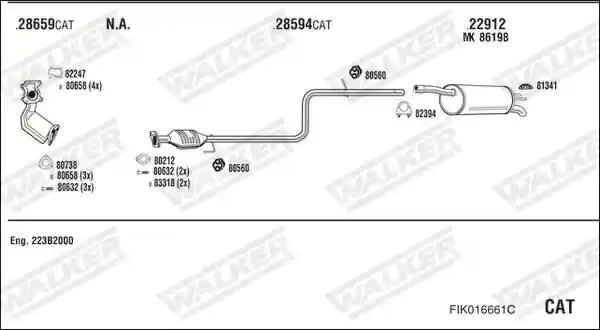 WALKER FIK016661C