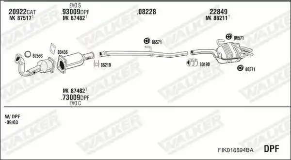 WALKER FIK016894BA