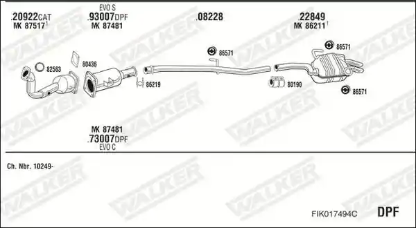 WALKER FIK017494C