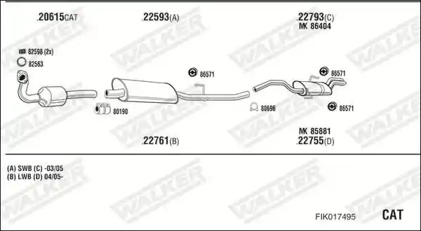 WALKER FIK017495