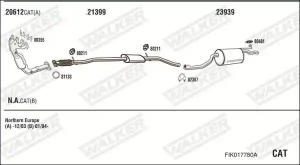 WALKER FIK017780A