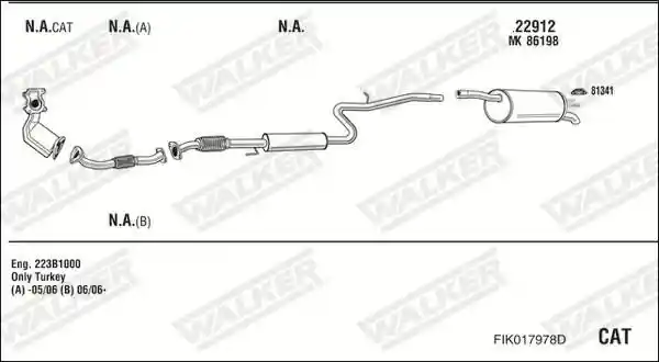 WALKER FIK017978D