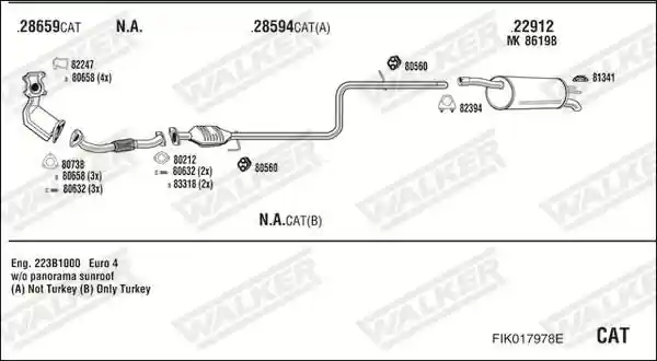 WALKER FIK017978E