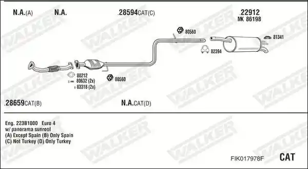WALKER FIK017978F