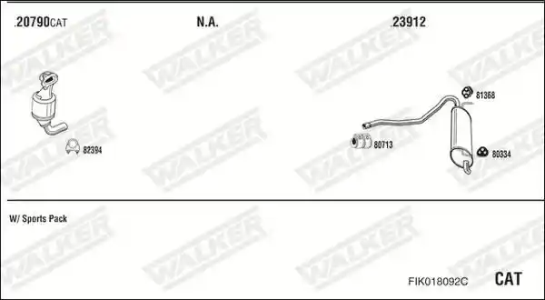WALKER FIK018092C